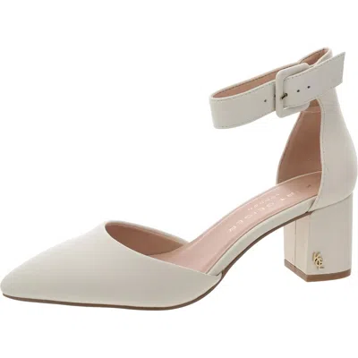 Kurt Geiger Womens Buckle Leather Ankle Strap In Multi