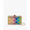 Kurt Geiger Crystal Quilt Box Clutch In Mult/other