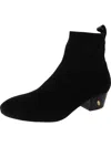 Kurt Geiger Womens Knit Pull On Ankle Boots In Black