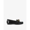 Kurt Geiger London Chelsea Croc Embossed Loafer In Black