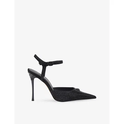 Kurt Geiger Womens Black Eagle Point Heeled Courts Eur 39 / 6 Uk