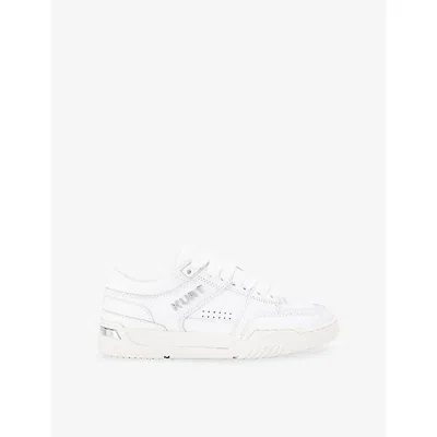 Kurt Geiger Womens White Hatton Leather Trainers