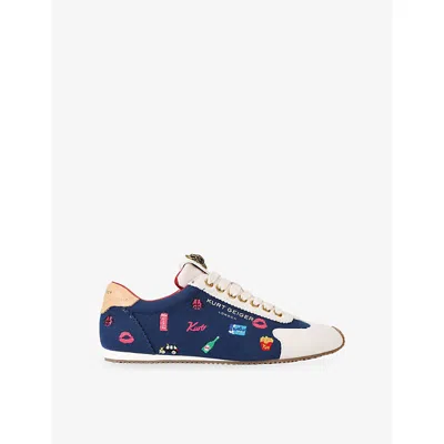Kurt Geiger Islington Sneakers In Blue