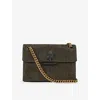 Kurt Geiger Womens Kensington Mini Woven Cross-body Bag Bronze Com