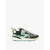 Kurt Geiger Kurt Runner Leopard-print Mesh Sneakers In Multi