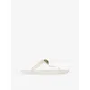 Kurt Geiger Womens  London Maddison Faux-leather Flat Sandals