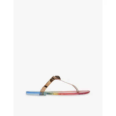 Kurt Geiger Womens Mult/other Maddison T-bar Jelly Sandals Eur 35 / 2 Uk In Multi