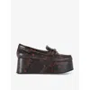 Kurt Geiger 70mm Mayfair Loafers In Dk.brn Com