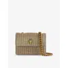 Kurt Geiger Womens  London Micro Kensington Woven Shoulder Bag
