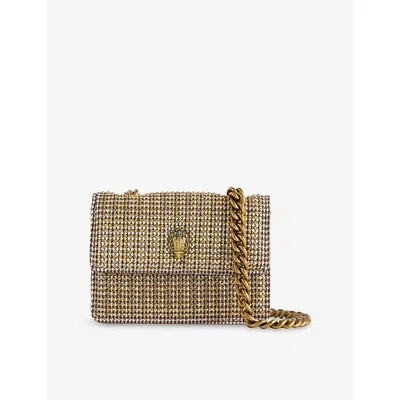 Kurt Geiger Womens  London Micro Kensington Woven Shoulder Bag