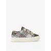 Kurt Geiger Womens Laney Octavia Embellished Woven Trainers Oth In Other