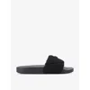 Kurt Geiger Meena Teddy Slippers In Black