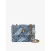 Kurt Geiger Womens Micro Kensington Denim Shoulder Bag