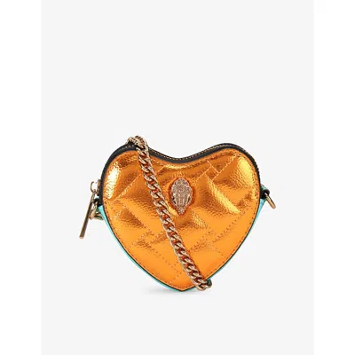 Kurt Geiger Womens Heart Micro Metallic Cross-body Bag Mult/other In Multi
