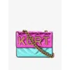 Kurt Geiger Micro Kensington Kurt Convertible Crossbody In Multi