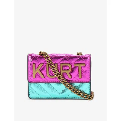 Kurt Geiger Womens Kensington Micro Faux-leather Cross-body Bag Mult/other In Multi