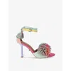 Kurt Geiger Pom Pom Pump Sandals In Mult/other