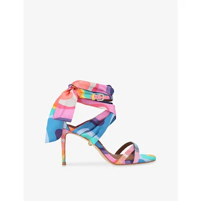 Kurt Geiger Crystal-embellishment Sandals In Multi