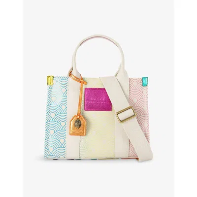 Kurt Geiger Womens Mult/other Small Southbank Canvas Tote Bag In Multi