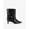 Kurt Geiger Regent Ankle Boot In Blk/other