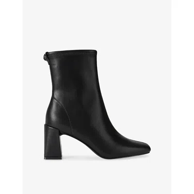 Kurt Geiger Block-heel Ankle Boots In Black