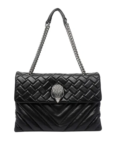 Kurt Geiger Xxl Kensington Shoulder Bag In Black