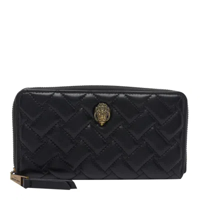Kurt Geiger Zip Around Eagle Wallet In Black
