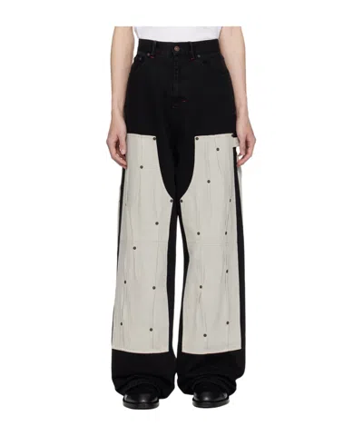KUSIKOHC BELT-LOOP JEANS