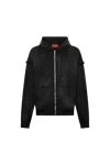 Kusikohc Black Distressed Hoodie Black