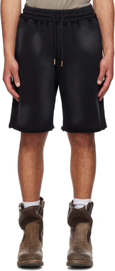 Kusikohc Black Dyed Shorts