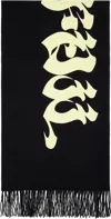 Kusikohc Black Right To Fail Scarf In Black