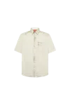 Kusikohc Beige Burned Shirt In White