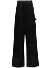 Kusikohc Carpenter Rivet Jeans In Black