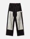 Kusikohc Black Carpenter Rivet Jeans In Black