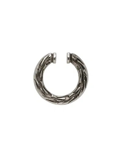 Kusikohc Flame Ear Bone Clip In Gray
