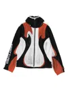 Kusikohc Flame-print Windbreaker Jacket In White