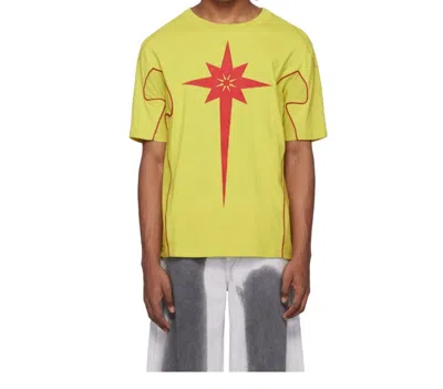 Kusikohc Item O-neck Short-sleeved T-shirt In Yellow
