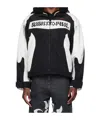 Kusikohc Black & Off-white Rider Jacket In Black