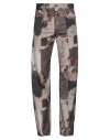 Kusikohc Brown Burn Trousers In Beige