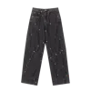 Kusikohc Multi Rivet Denim Black In Black