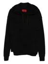 Kusikohc Multi Rivet Hoodie In Black
