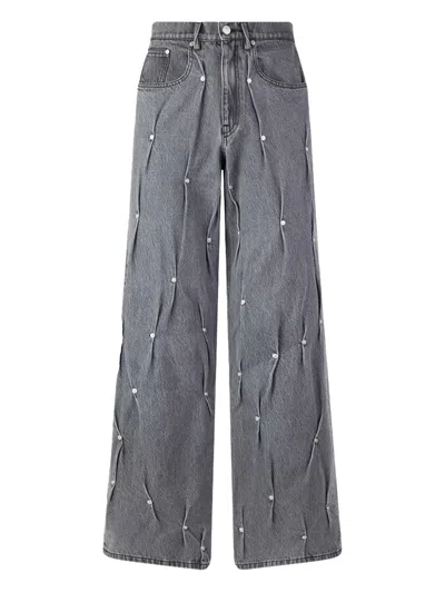 KUSIKOHC MULTI-RIVET JEANS