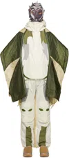 Kusikohc Off-white Paneled Jacket In Ivory