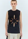 KUSIKOHC ORIGAMI CUT-OUT SLEEVELESS TOP