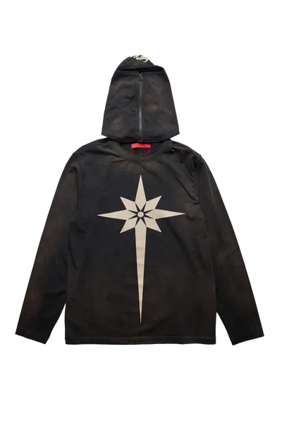 Kusikohc Origami Print Mask Ls T-shirt