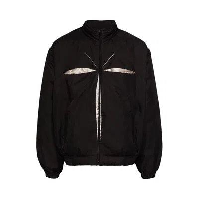 Pre-owned Kusikohc Origami Zip Up Jacket 'black'