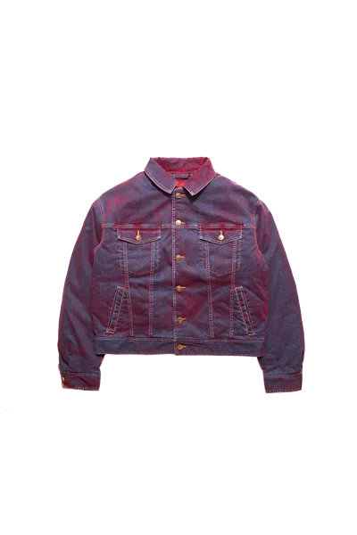 KUSIKOHC KUSIKOHC PADDED MULTI RIVET DENIM JACKET