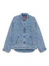 Kusikohc Panelled Denim Jacket In Blue