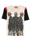 Kusikohc Print-motif Cotton T-shirt In Neutral
