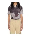 Kusikohc Brown Printed T-shirt In Brown